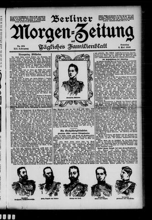 Berliner Morgenzeitung vom 06.05.1900