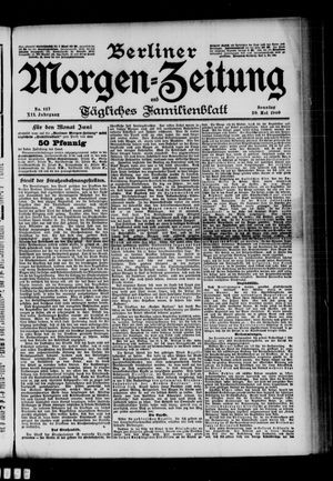 Berliner Morgenzeitung vom 20.05.1900