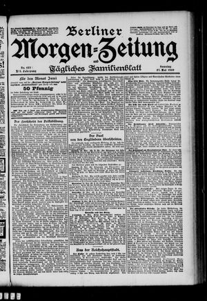 Berliner Morgen-Zeitung vom 27.05.1900