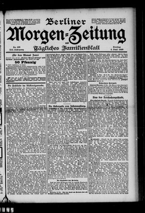 Berliner Morgenzeitung vom 01.06.1900