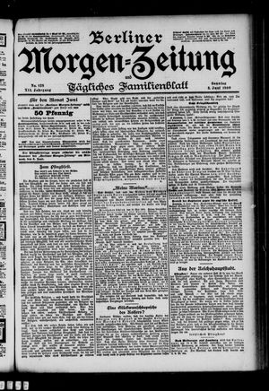 Berliner Morgenzeitung vom 03.06.1900