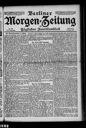 Berliner Morgenzeitung vom 09.06.1900