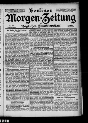 Berliner Morgen-Zeitung on Jul 4, 1900