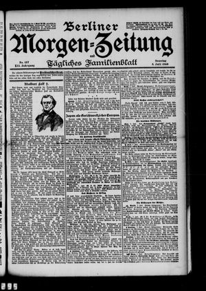 Berliner Morgen-Zeitung vom 08.07.1900