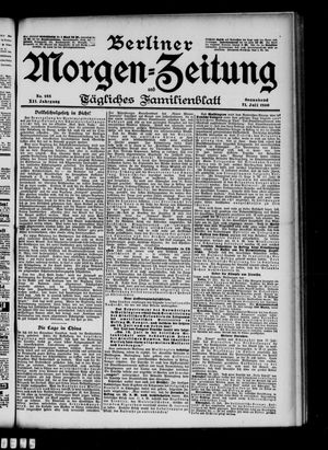 Berliner Morgenzeitung vom 21.07.1900