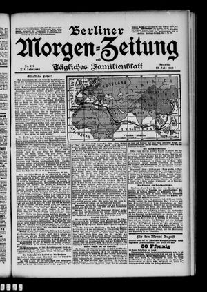 Berliner Morgenzeitung vom 29.07.1900