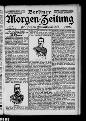 Berliner Morgenzeitung vom 31.07.1900