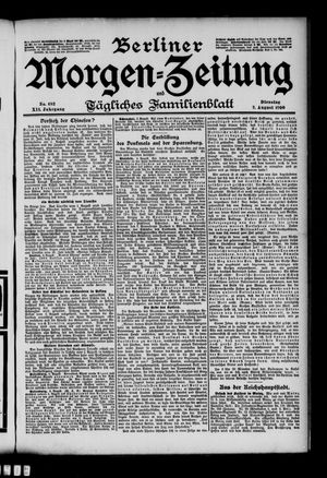 Berliner Morgen-Zeitung on Aug 6, 1900