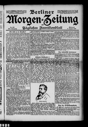 Berliner Morgenzeitung vom 08.08.1900
