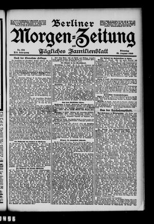 Berliner Morgen-Zeitung vom 21.08.1900