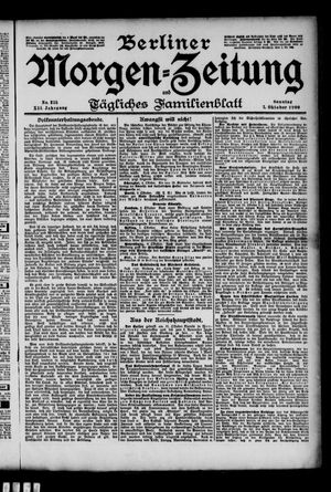 Berliner Morgen-Zeitung on Oct 7, 1900