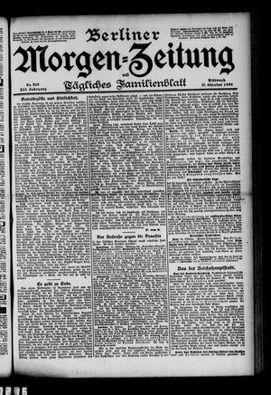 Berliner Morgenzeitung vom 17.10.1900