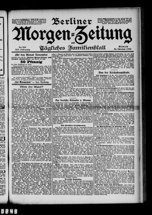 Berliner Morgen-Zeitung vom 24.10.1900