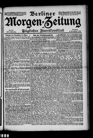 Berliner Morgenzeitung vom 06.11.1900
