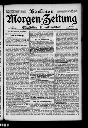 Berliner Morgen-Zeitung vom 30.11.1900