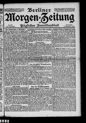 Berliner Morgen-Zeitung vom 08.12.1900