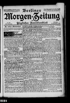 Berliner Morgen-Zeitung vom 18.12.1900