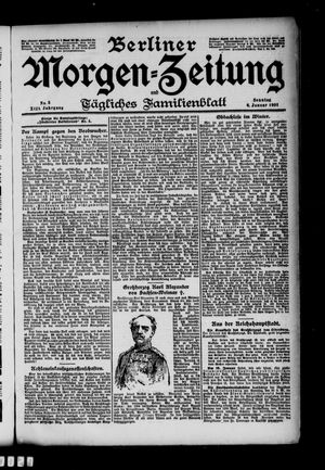 Berliner Morgen-Zeitung vom 06.01.1901