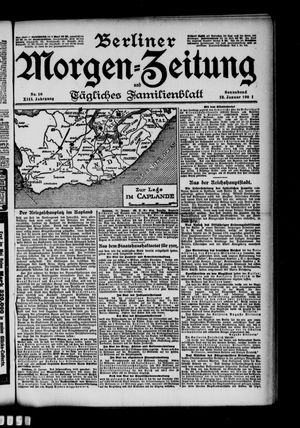 Berliner Morgen-Zeitung vom 12.01.1901