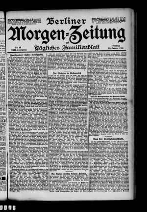 Berliner Morgen-Zeitung vom 18.01.1901