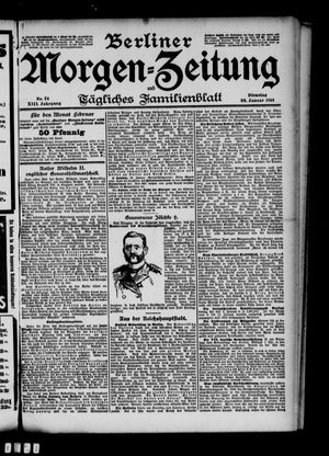 Berliner Morgen-Zeitung vom 29.01.1901