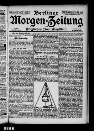 Berliner Morgen-Zeitung vom 31.01.1901