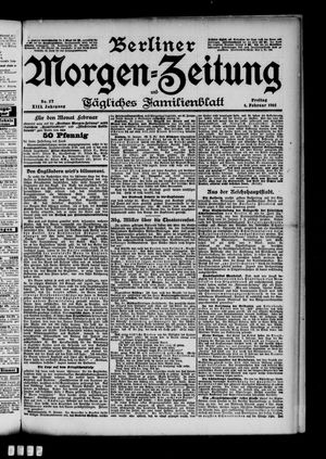 Berliner Morgen-Zeitung vom 01.02.1901