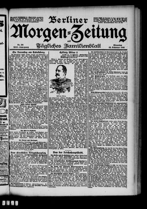 Berliner Morgen-Zeitung vom 12.02.1901