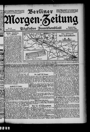 Berliner Morgen-Zeitung vom 21.02.1901