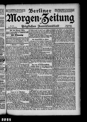 Berliner Morgen-Zeitung vom 02.03.1901