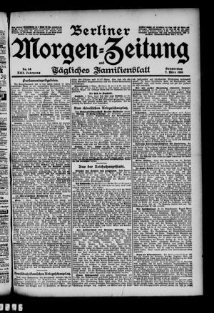Berliner Morgen-Zeitung vom 07.03.1901