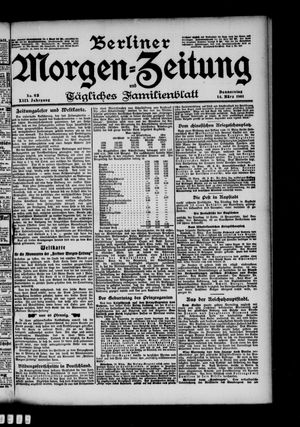 Berliner Morgen-Zeitung vom 14.03.1901