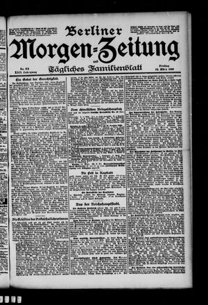 Berliner Morgen-Zeitung vom 15.03.1901