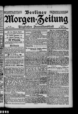 Berliner Morgen-Zeitung vom 22.03.1901