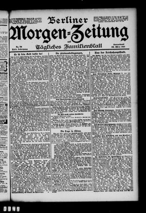 Berliner Morgen-Zeitung vom 23.03.1901