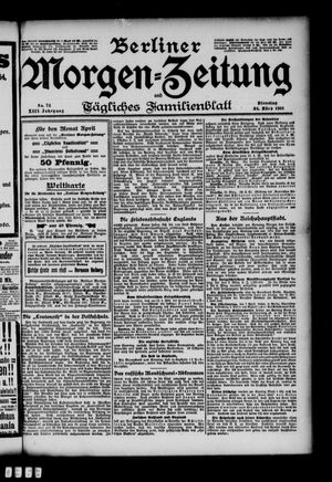 Berliner Morgen-Zeitung vom 26.03.1901