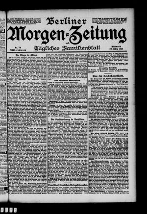 Berliner Morgen-Zeitung vom 27.03.1901