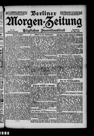 Berliner Morgen-Zeitung vom 30.03.1901