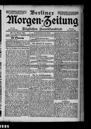 Berliner Morgen-Zeitung vom 30.04.1901