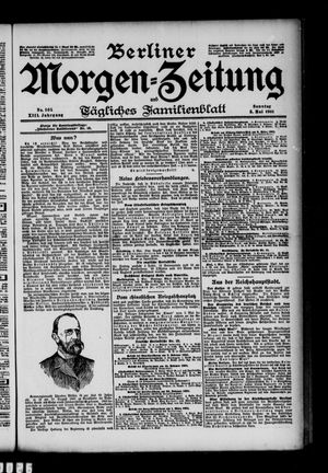 Berliner Morgen-Zeitung vom 05.05.1901