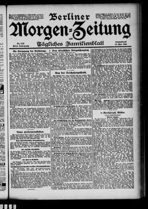 Berliner Morgen-Zeitung vom 11.05.1901