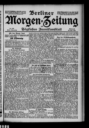 Berliner Morgen-Zeitung vom 29.05.1901