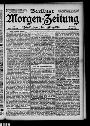 Berliner Morgen-Zeitung vom 13.06.1901