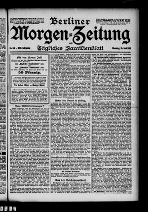 Berliner Morgen-Zeitung vom 25.06.1901