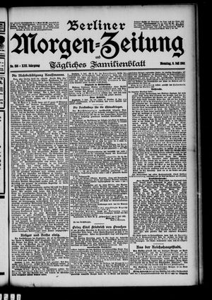 Berliner Morgen-Zeitung vom 09.07.1901