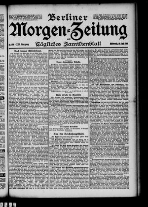 Berliner Morgen-Zeitung vom 10.07.1901
