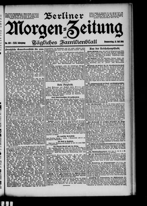 Berliner Morgen-Zeitung vom 11.07.1901