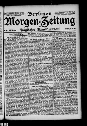 Berliner Morgen-Zeitung vom 14.07.1901