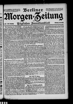 Berliner Morgen-Zeitung vom 16.07.1901