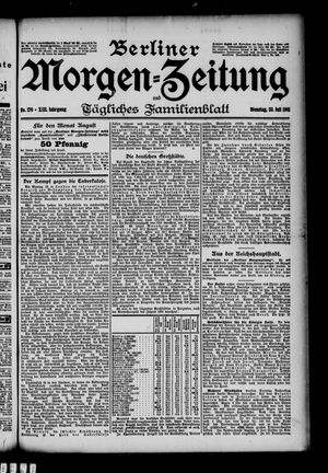Berliner Morgen-Zeitung vom 23.07.1901